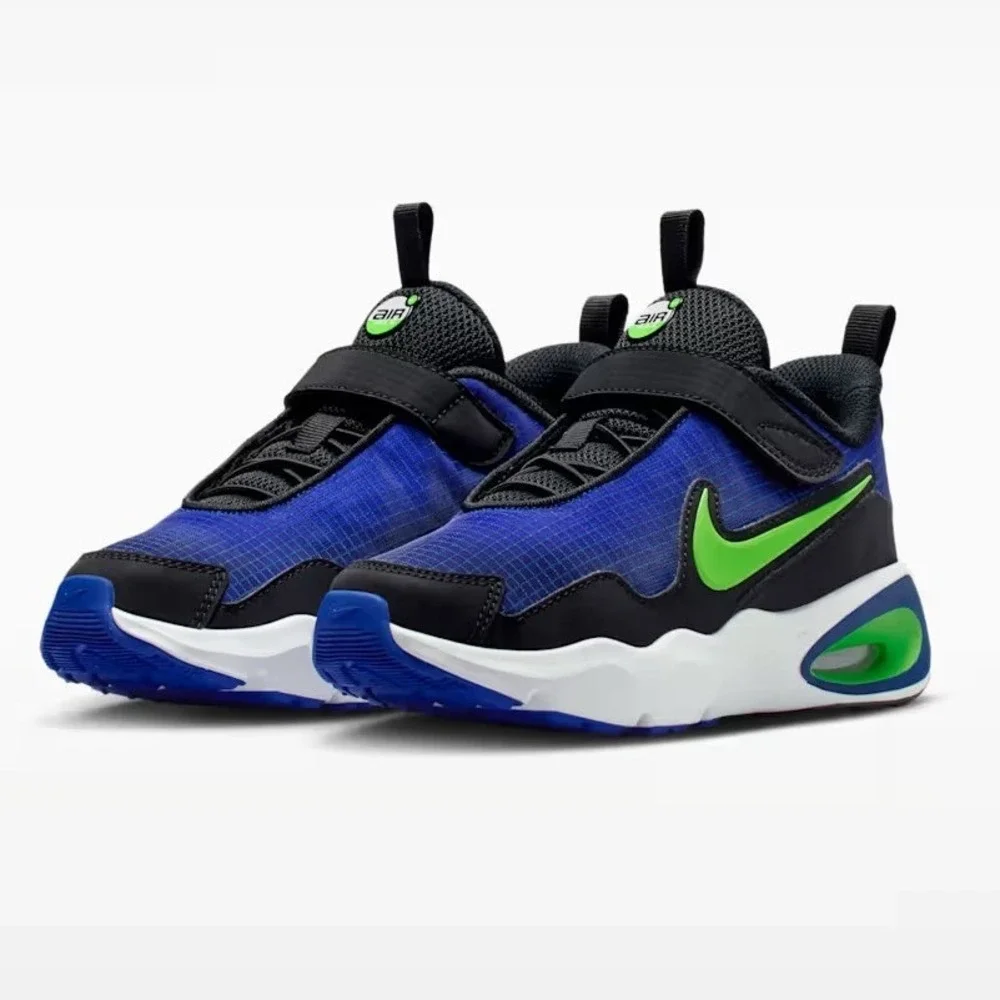 Nike Air Max Nova Kids 12c Blue NIB Hook and Loop Athletic Sneakers FN4459-400